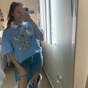 Vintage collared T-shirt